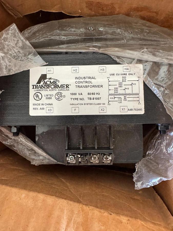 1 Lot INDUSTRIAL CONTROL TRANSFORMERS ACME GE PHILIPS/ ADVANCE HAMMOND 33 PC'S