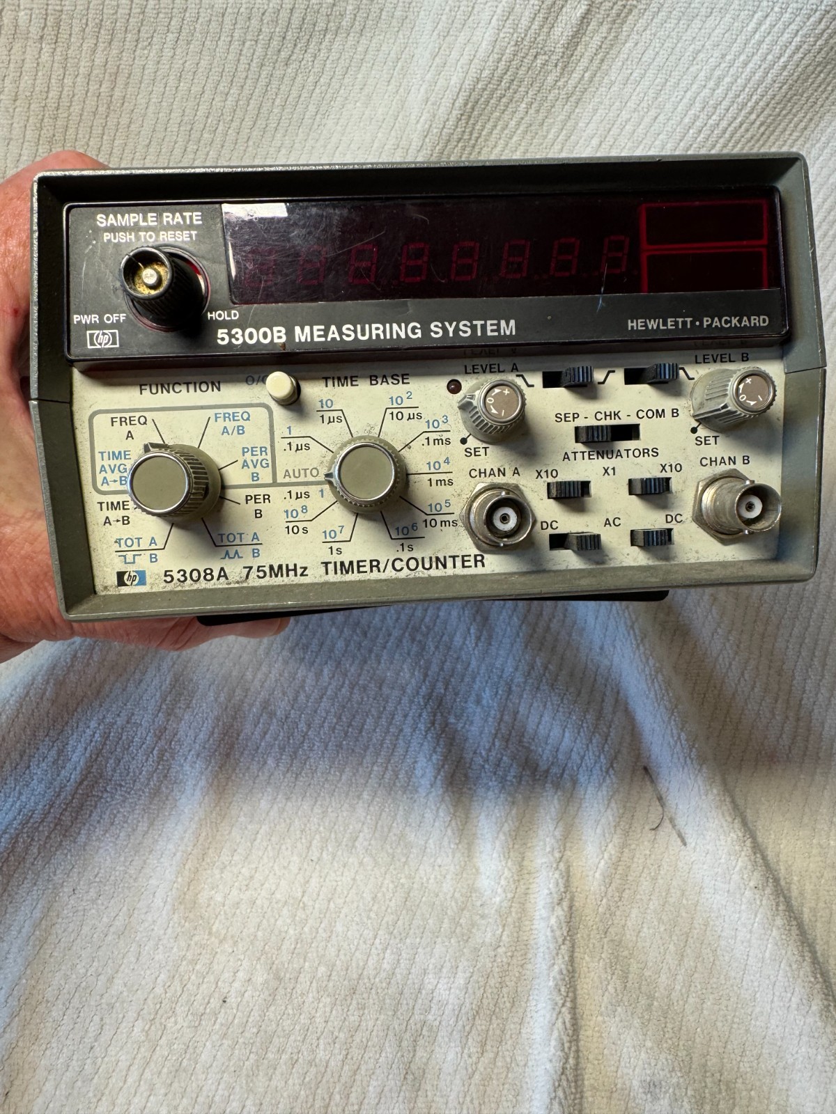 HEWLETT PACKARD AC9 5300B MEASURING SYSTEM TIMER COUNTER