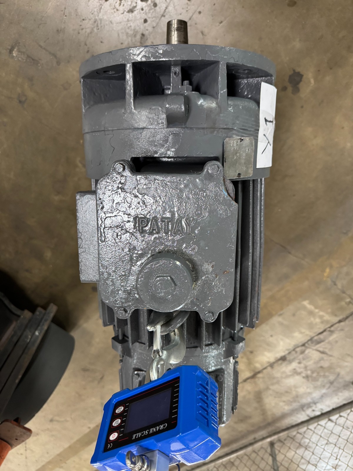 PATAY CRANE MOTOR Y1 Y2 7 HP MODEL FLSB 160M6 B5 1200 RPM 254/440 V 3PH 42/20AMP