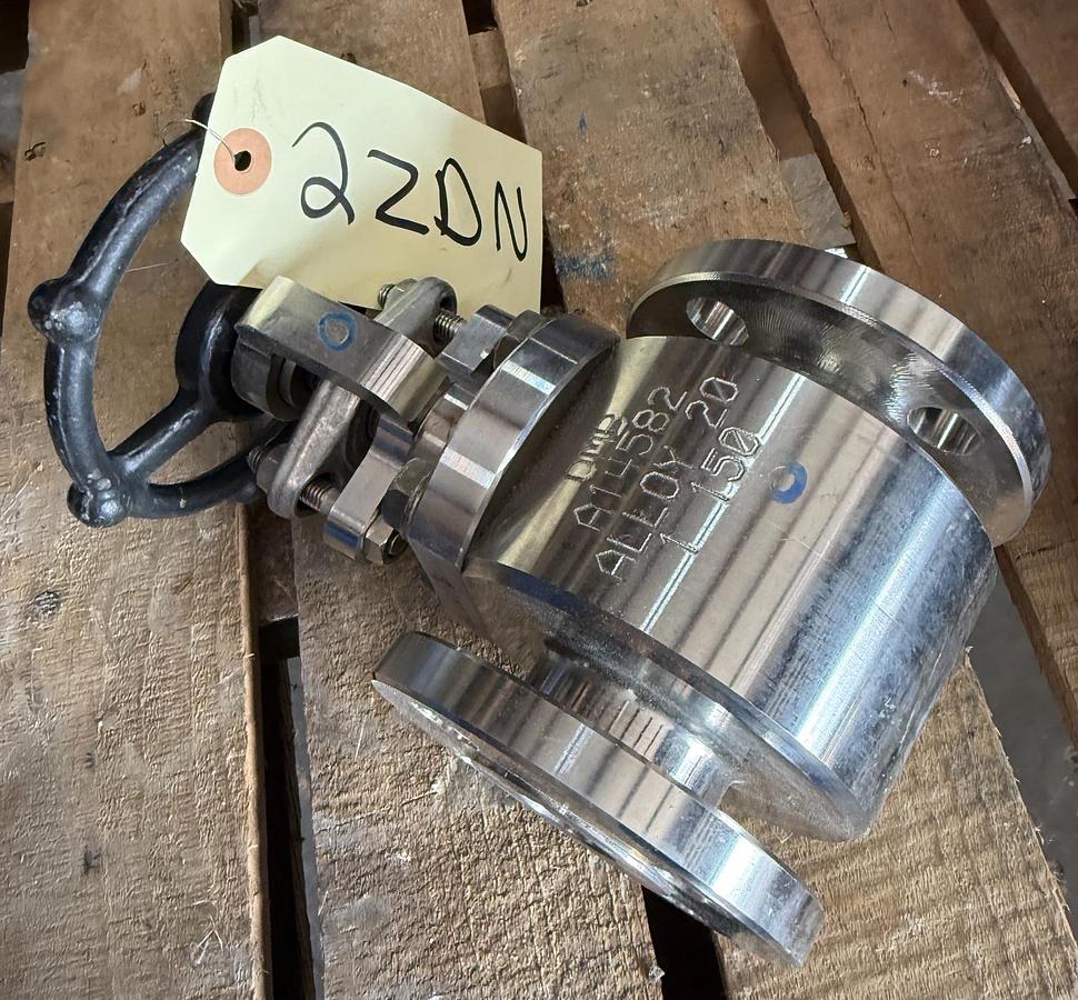 OMB 1" 150 RF GATE VALVE ALLOY 20 BODY FIG# B-F1-810-SF 2ZDN