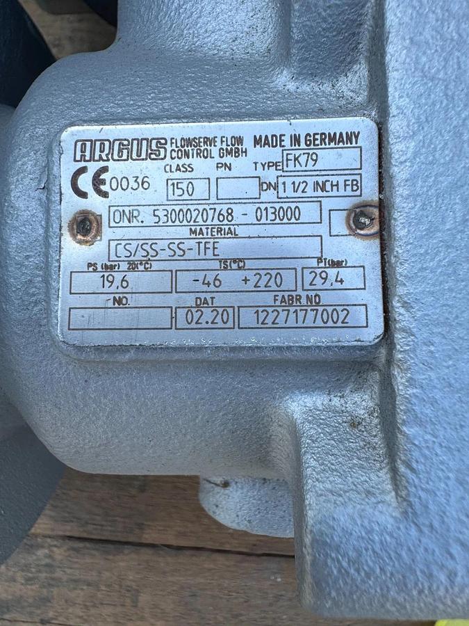 ARGUS 2" 150 RF FP BALL VALVE FK79 V42 CS BODY WITH AUTOMAX ACTUATOR S150S07