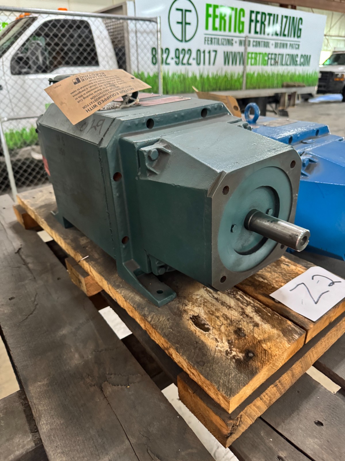 RELIANCE RPM III DC MOTOR ZA1 5 HP MODEL T56H1021R-PS 1725 RPM 180 V DC 23 AMP