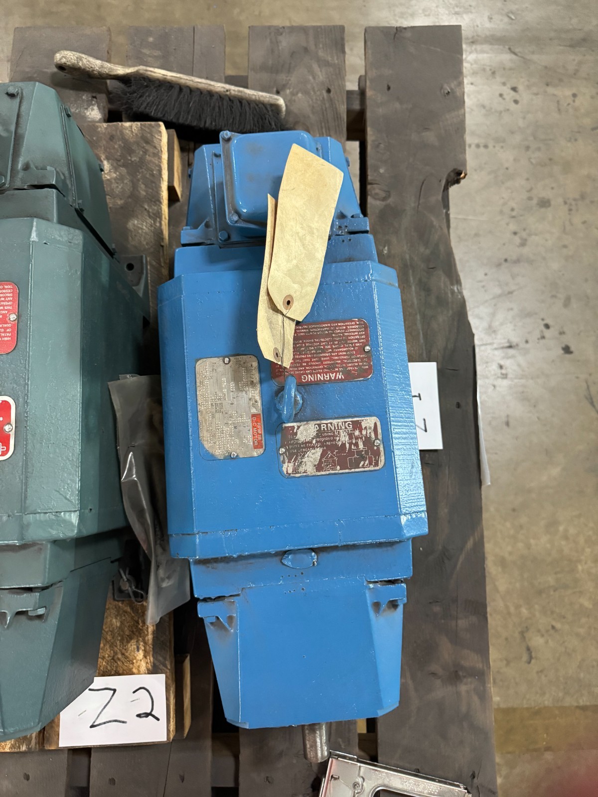RELIANCE RPM III DC MOTOR ZA1 5 HP MODEL T56H1021R-PS 1725 RPM 180 V DC 23 AMP