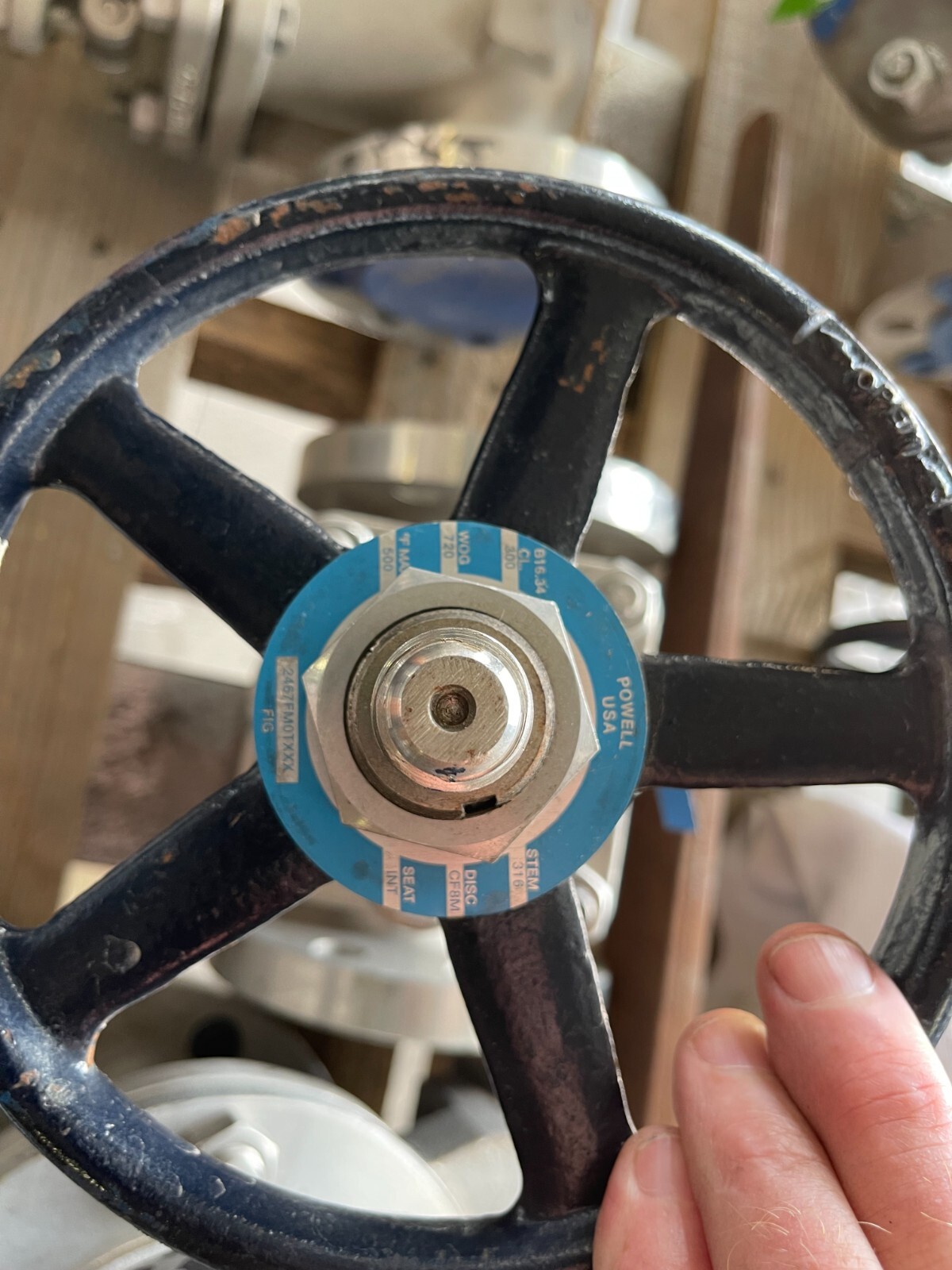 2" 300 RF GATE VALVE POWELL 2467FM0TXXX 316 SS