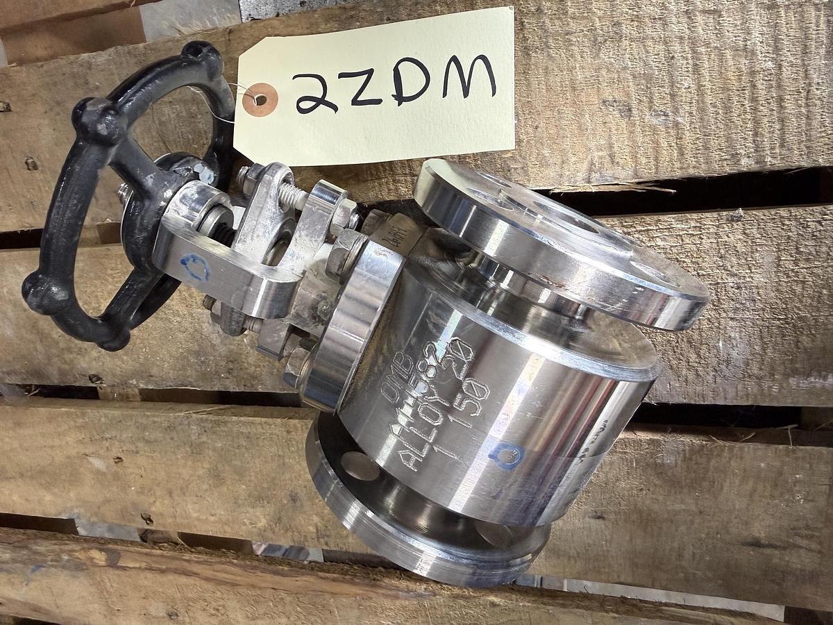 OMB 1" 150 RF GATE VALVE ALLOY 20 BODY FIG# B-F1-810-SF 2ZDN