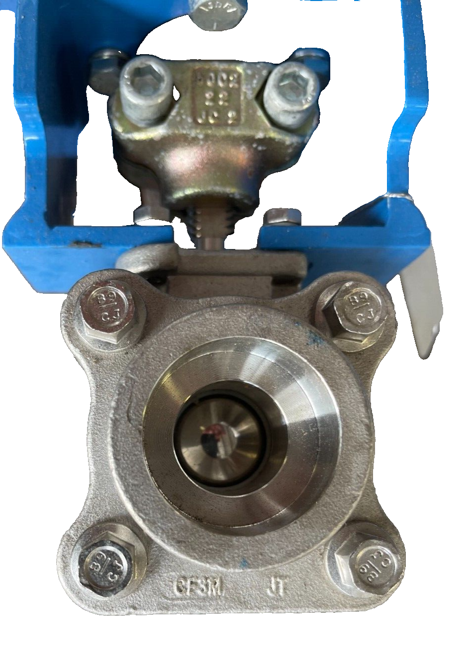 11/2" 1500 3 PC SW 316 SS CONTROL BALL VALVE JAMESBURY W METSO ACTUATOR QPX2B/MC
