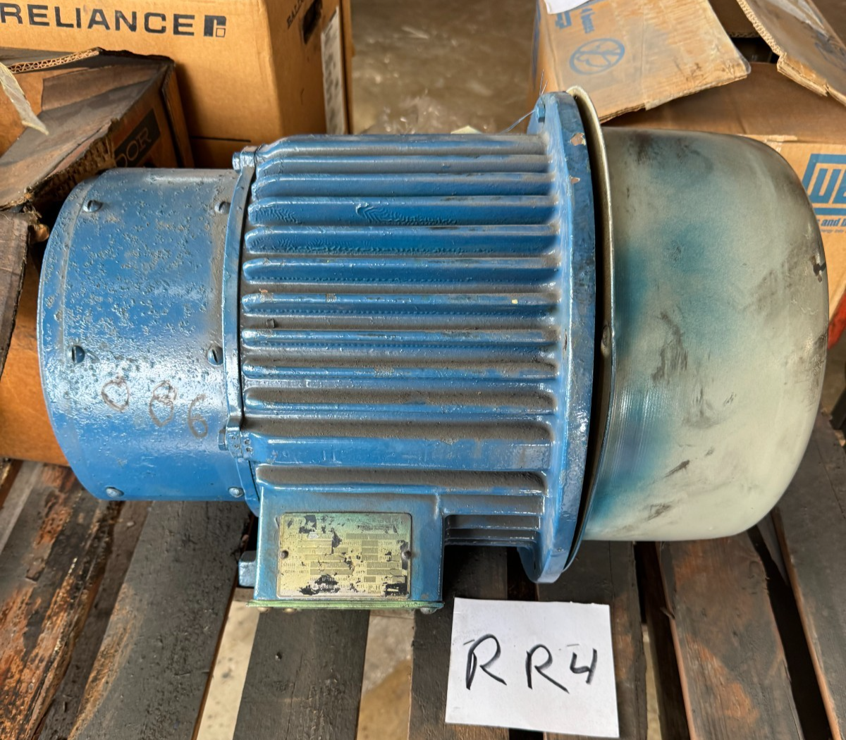 P&H CRANE MOTOR 10 HP RR4 MODEL HE-H256RX  1710RPM 230/460 V 26.6/13.3 AMP 3 PH