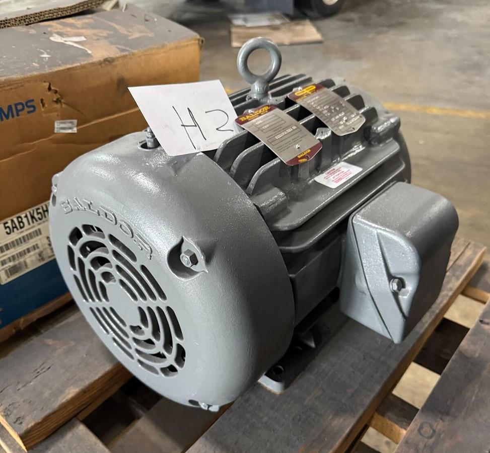 BALDOR MOTOR H2 3 /1.5 HP CHEMICAL PROCESSING PROTECTED C3E225Y546 1150/580RPM
