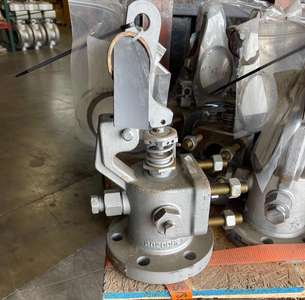 CLYDE INDUSTRIES POPPIT RELIEF VALVE BE-1799-2600275-34-CORE 600 LB LIFT PRESS B