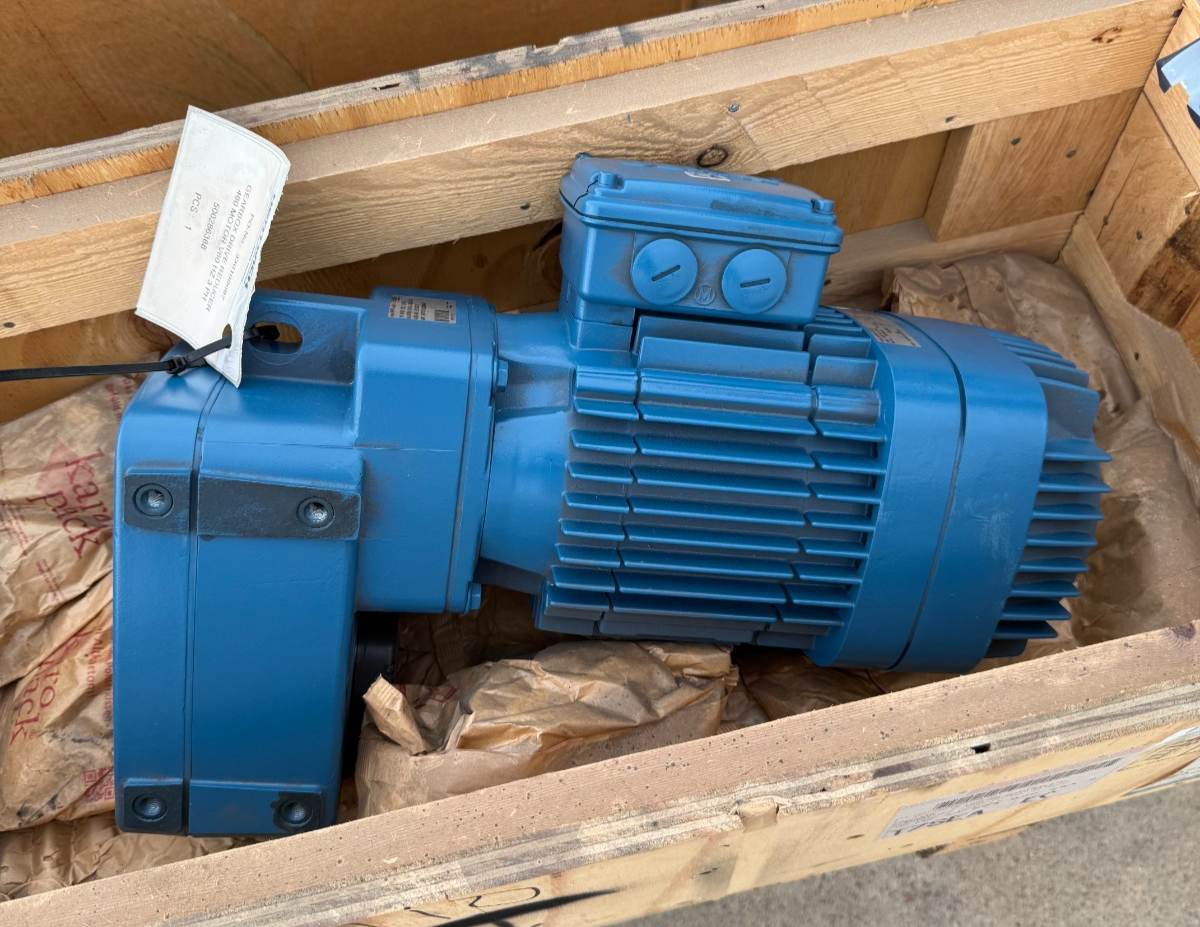 DEMAG CRANE GEAR MOTOR 9 .15 HP HH2 KBF 90 A12/2 500-240/3250-120 RPM