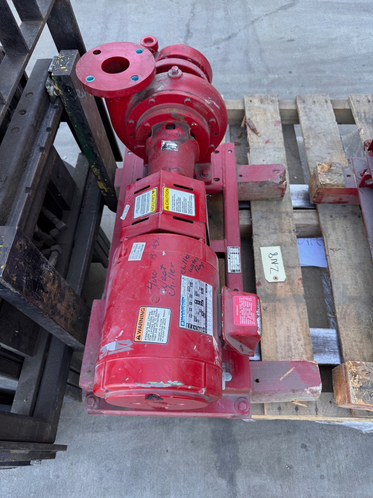 BELL & GOSSETT PUMP 21/2" X 3" X 6.625" IMPELLAR ZN6 8 1510 3 HP 203 GPM@85' 175