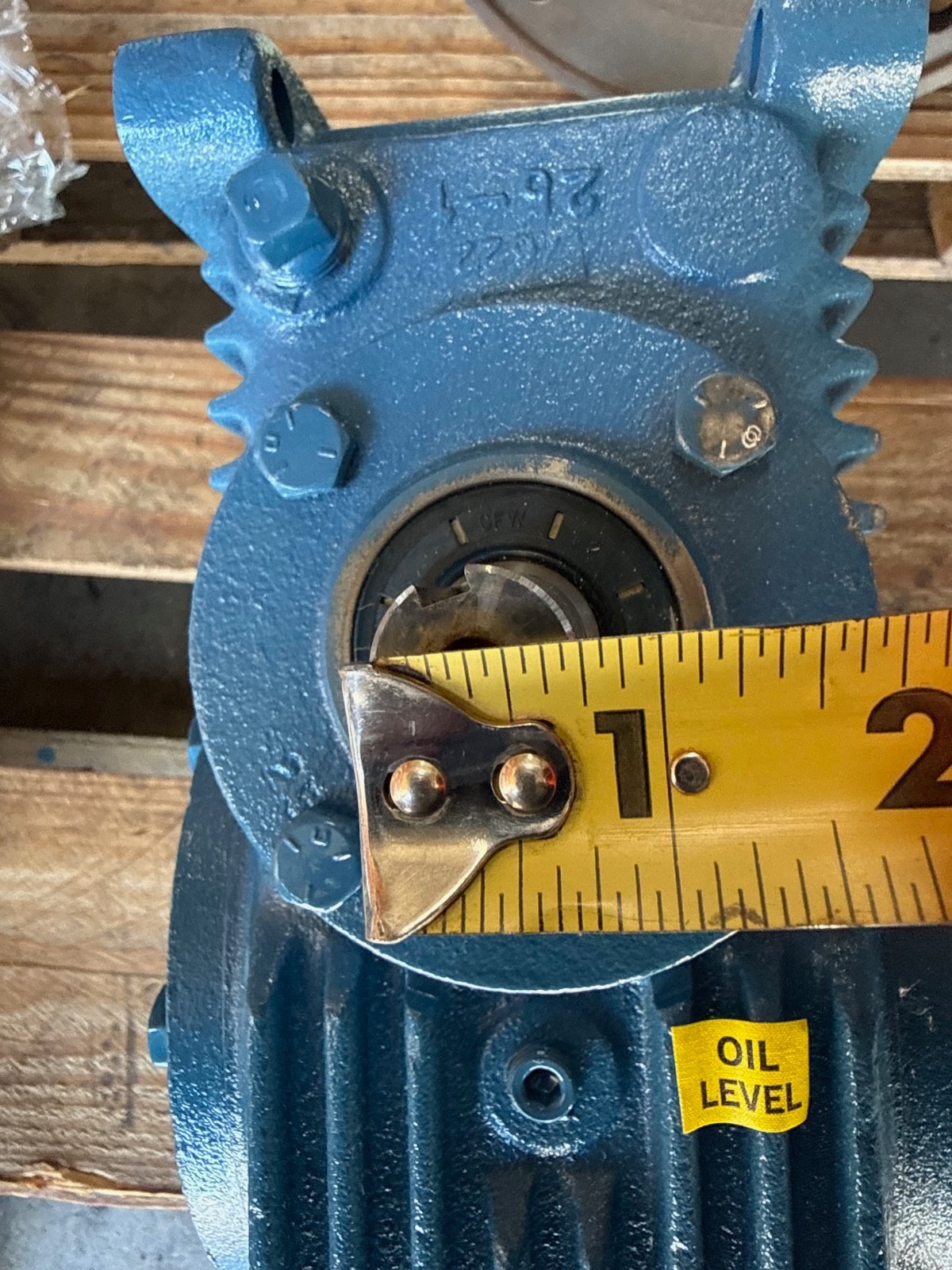 CONEDRIVE GEAR REDUCER 1XRC MOD SH025A025-1 1750 RPM 40 TO 1 RATIO TORQUE 469