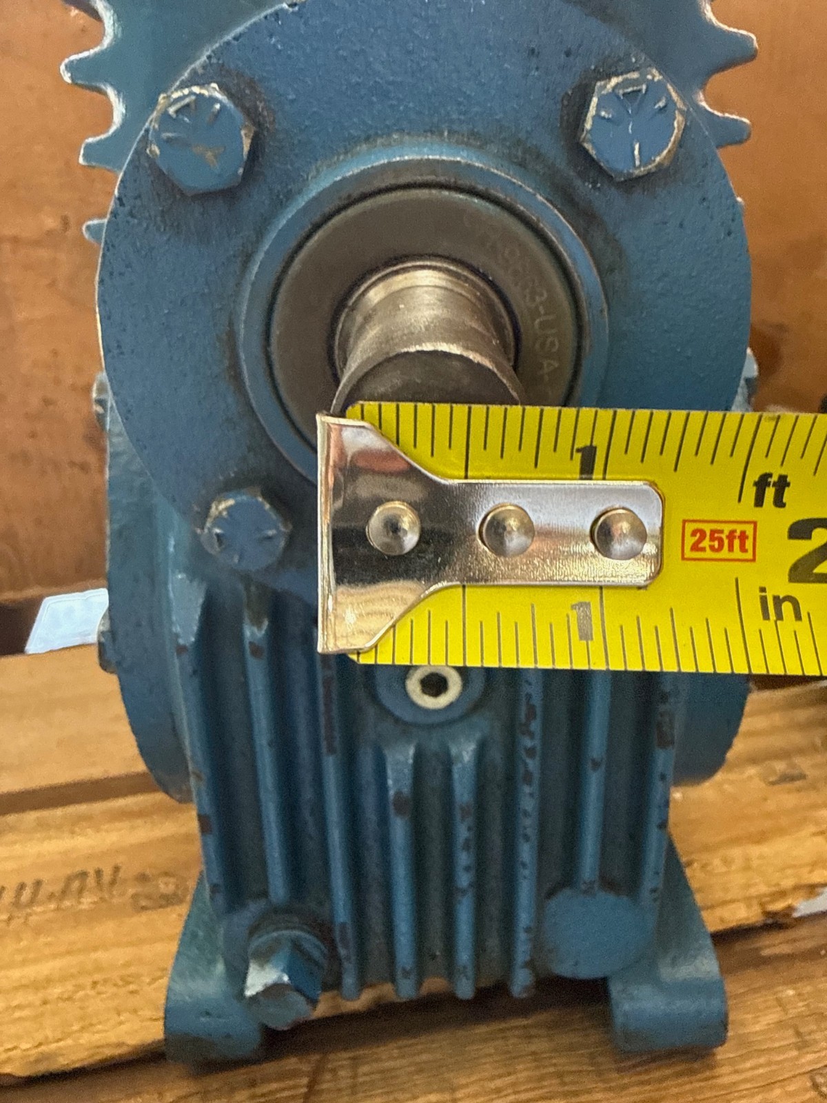 CONEDRIVE GEAR REDUCER 1XXF MOD SHO25A023 40 TO 1 RATIO 1750 RPM