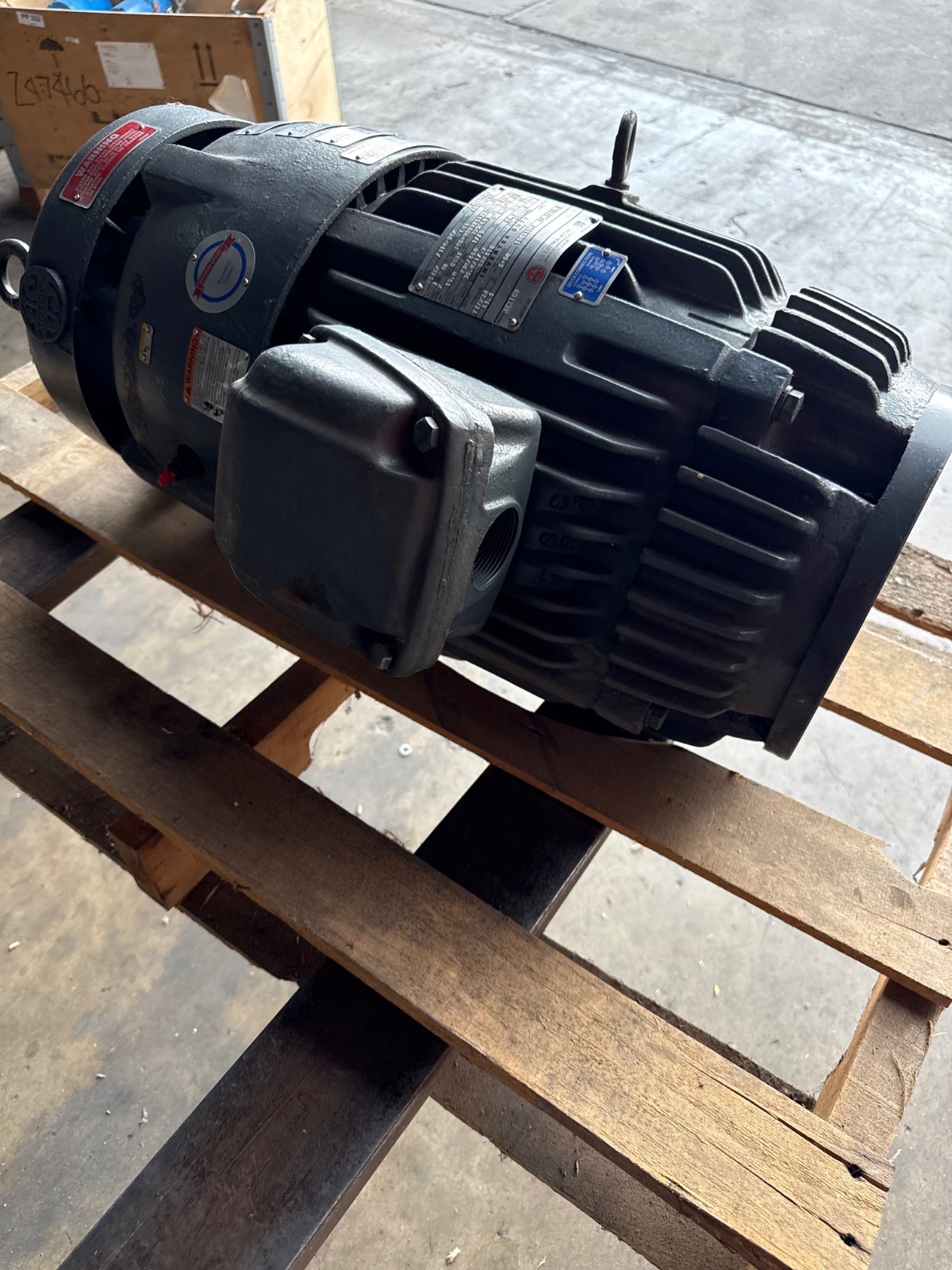 Refurbished US MOTORS INVERTER DUTY MOTOR 15 HP MODEL 20022517-100  2XY 1775 RPM INVERTER DU
