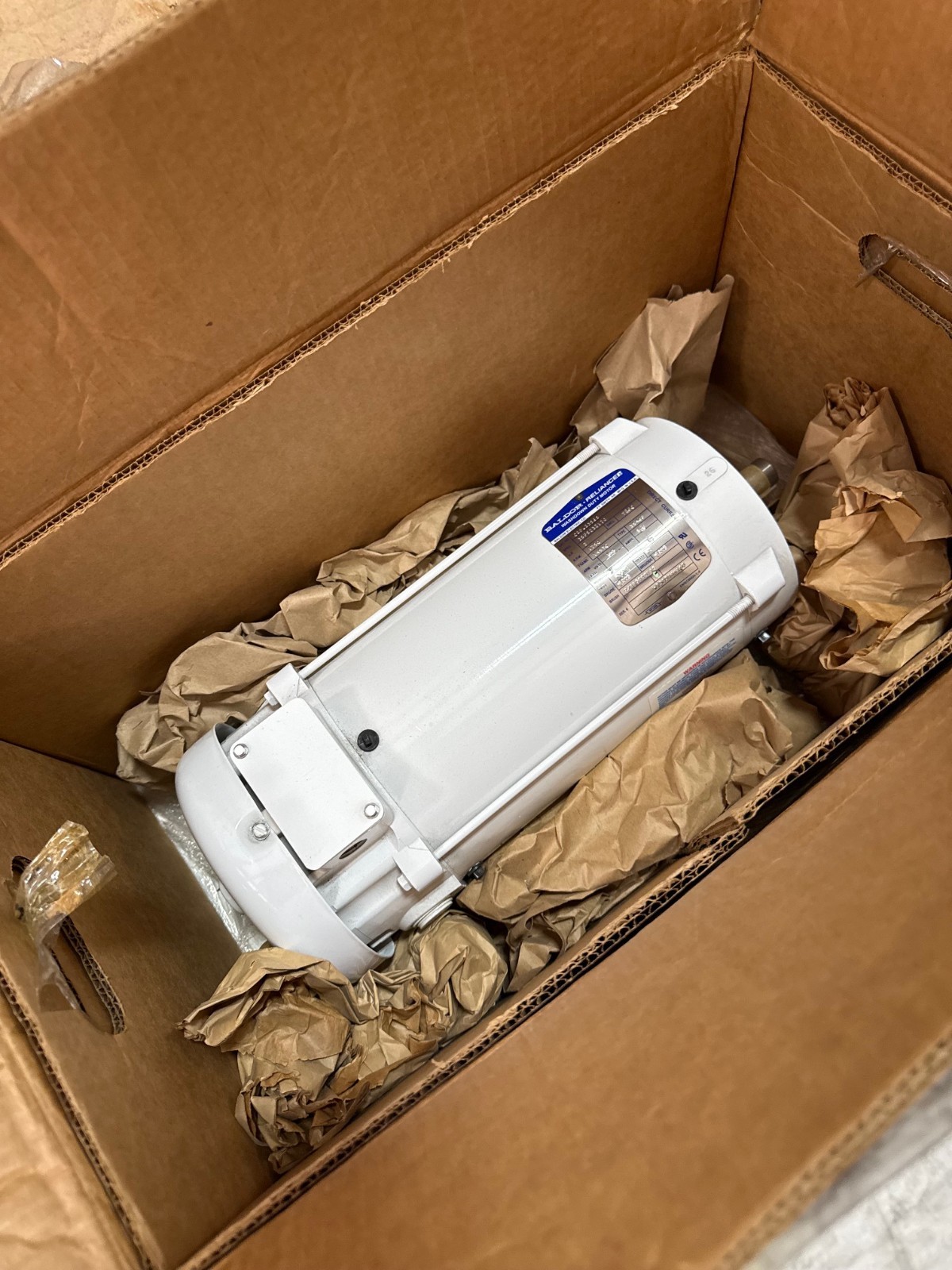 BALDOR 2 HP DC WASH DOWN DUTY MOTOR XA21A CDPWD3585 1750 RPM 180 V 9.6 AMP FRAM