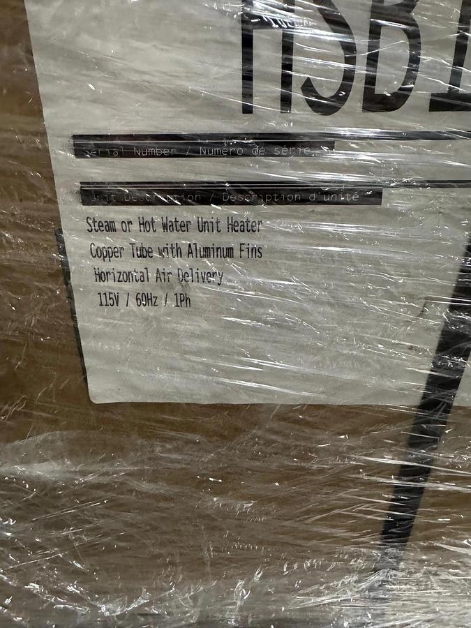Modine steam or hot water unit Hydronic VA7A Model HSB193SB01SA 115V 1/3 HP1075