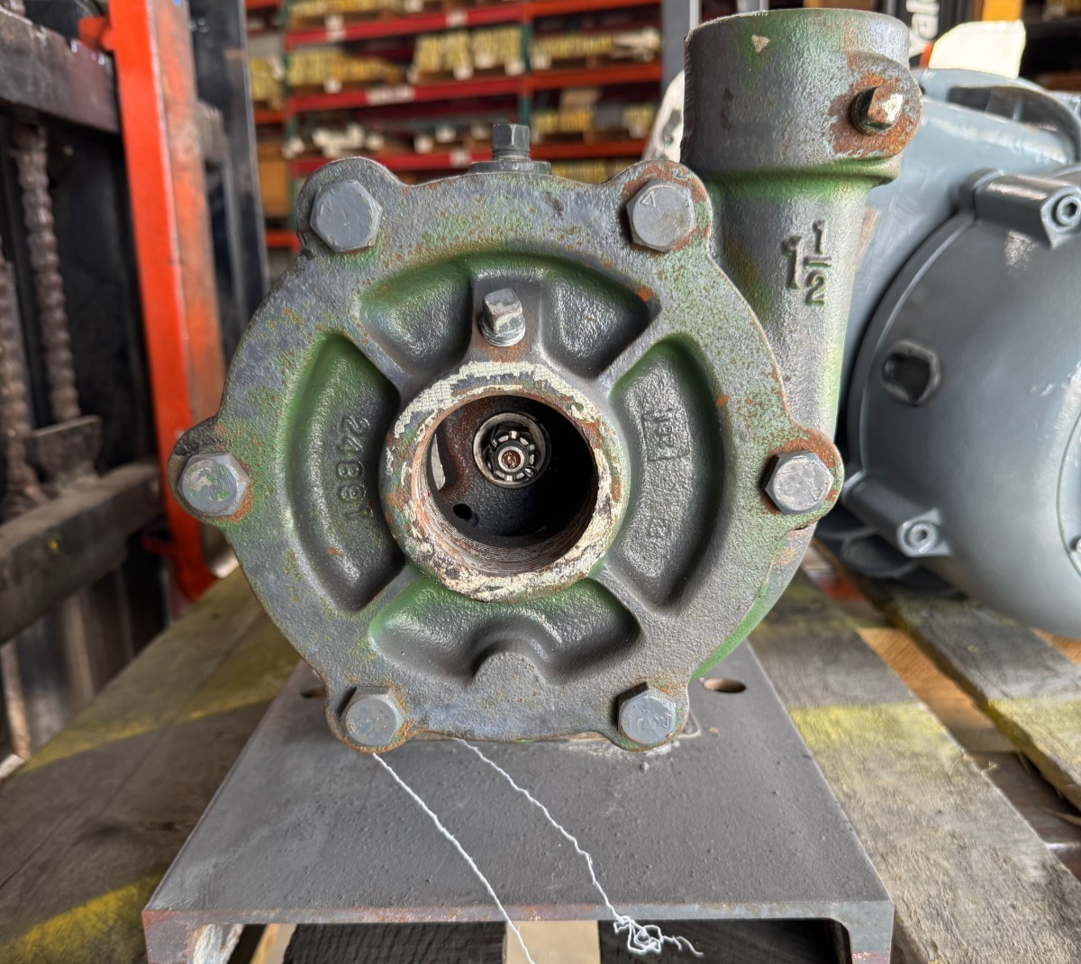 DEMING PUMP OO2 MODEL 4001 00010400 2" X 2" IMPELLAR 5 7/8"  BALDOR MODEL M3542