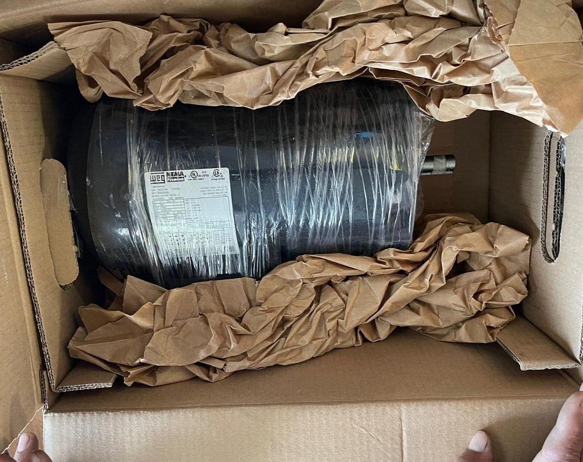 WEG 1 HP ELECTRIC MOTOR 04P56C -208-203/460 190-220/380-415 V60Hz 1755 RPM