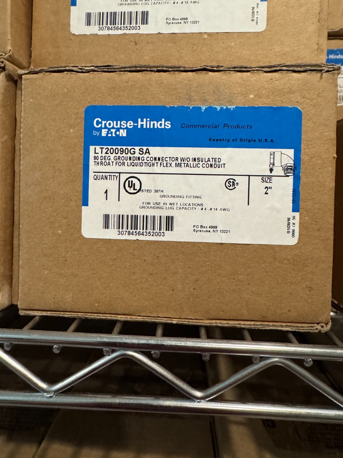 1 LOT CROUSE HINDS CONNECTORS UNIONS LIQ TITE CONNECTORS 49 PC'S