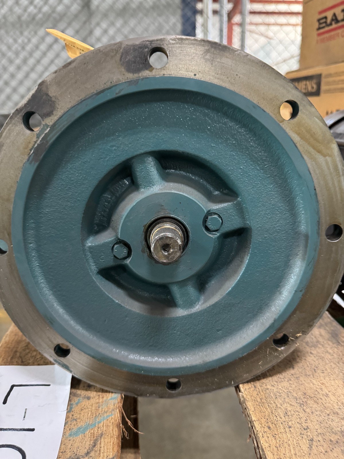 BALDOR Vertical MOTOR L10 1 HP MODEL CEM3556 1735 RPM 230/460 V 3 PH 4/2 AMP