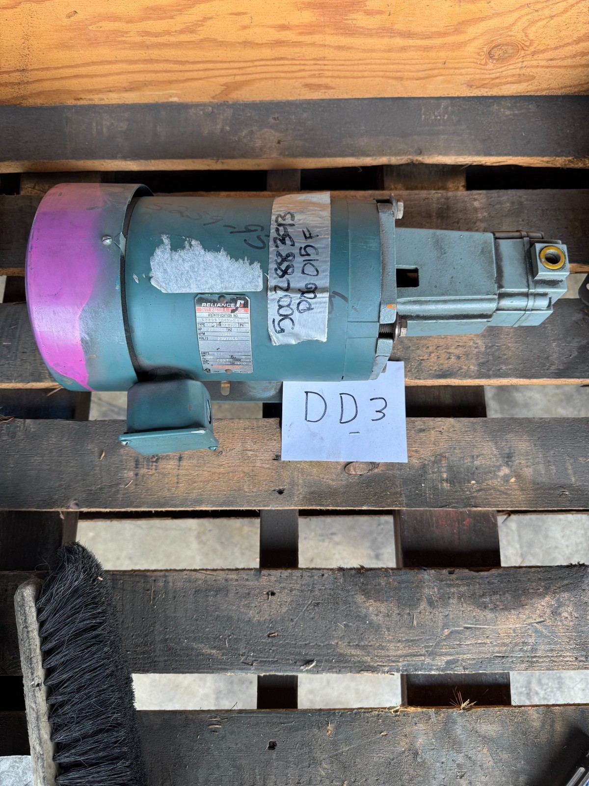 DOUBLE A BROWN & SHARP DD3 HYDRAULIC PUMP MODEL PFG 10 10A1 RELIANCE MOTOR 11 HP