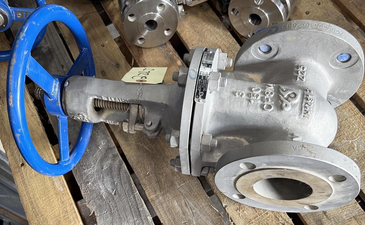 Refurbished DSI 3" 150 RF GATE VALVE 316 BODY 2ZDH FIG# 37-15-16HFS-Z215