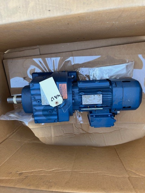 SEW-EURODRIVE GEAR MOTOR WA17 MOD R77 DRS80M4BE2HR/AFQ5 1725  TO 30 RPM 1.6 HP