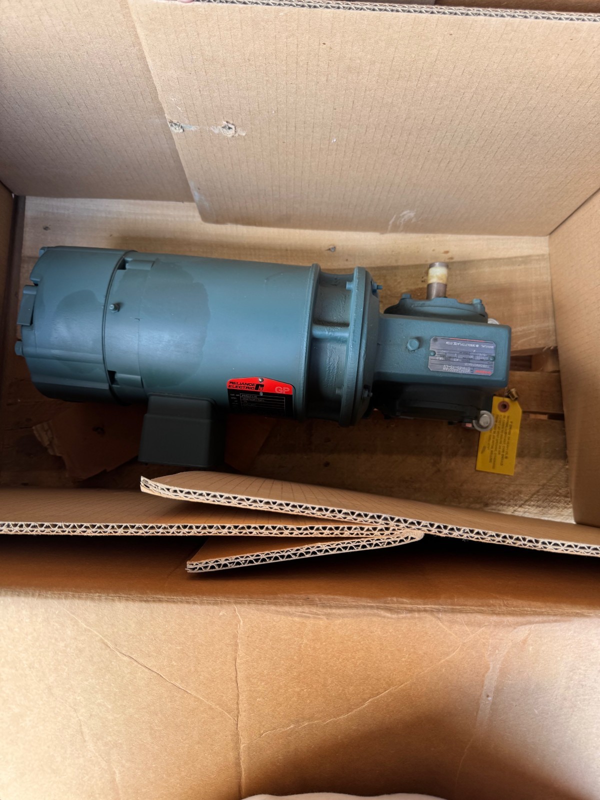 BALDOR / DODGE GEAR MOTOR 4138255 XA22A 3/4 HP 1725 TO 97 RPM 230/460 3 PH
