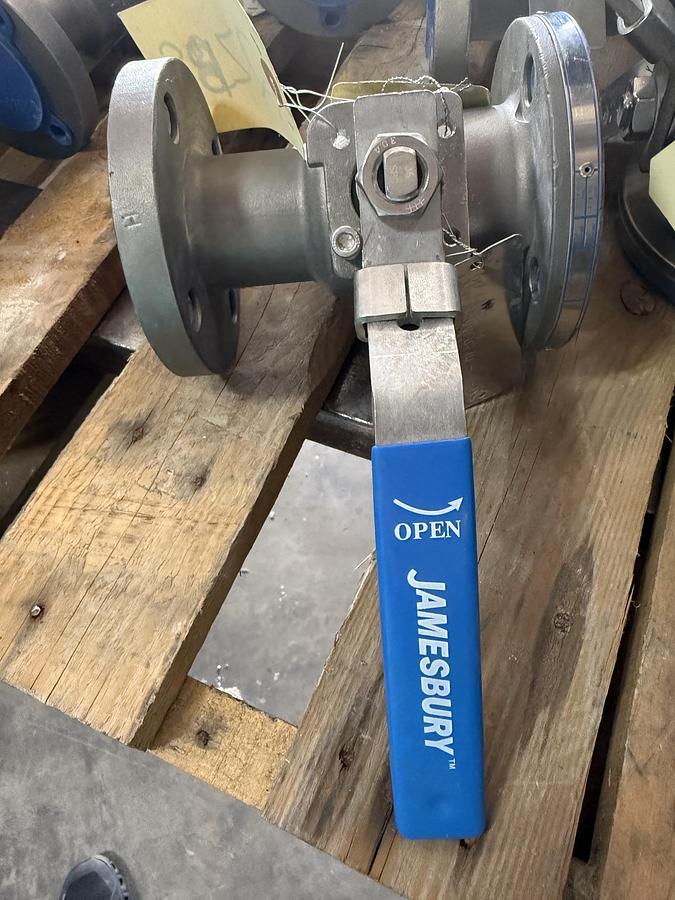 JAMESBURY 11/2" 150 RF BALL VALVE RP FIG # 11/2" 7150313600XTZ2 316 BODY