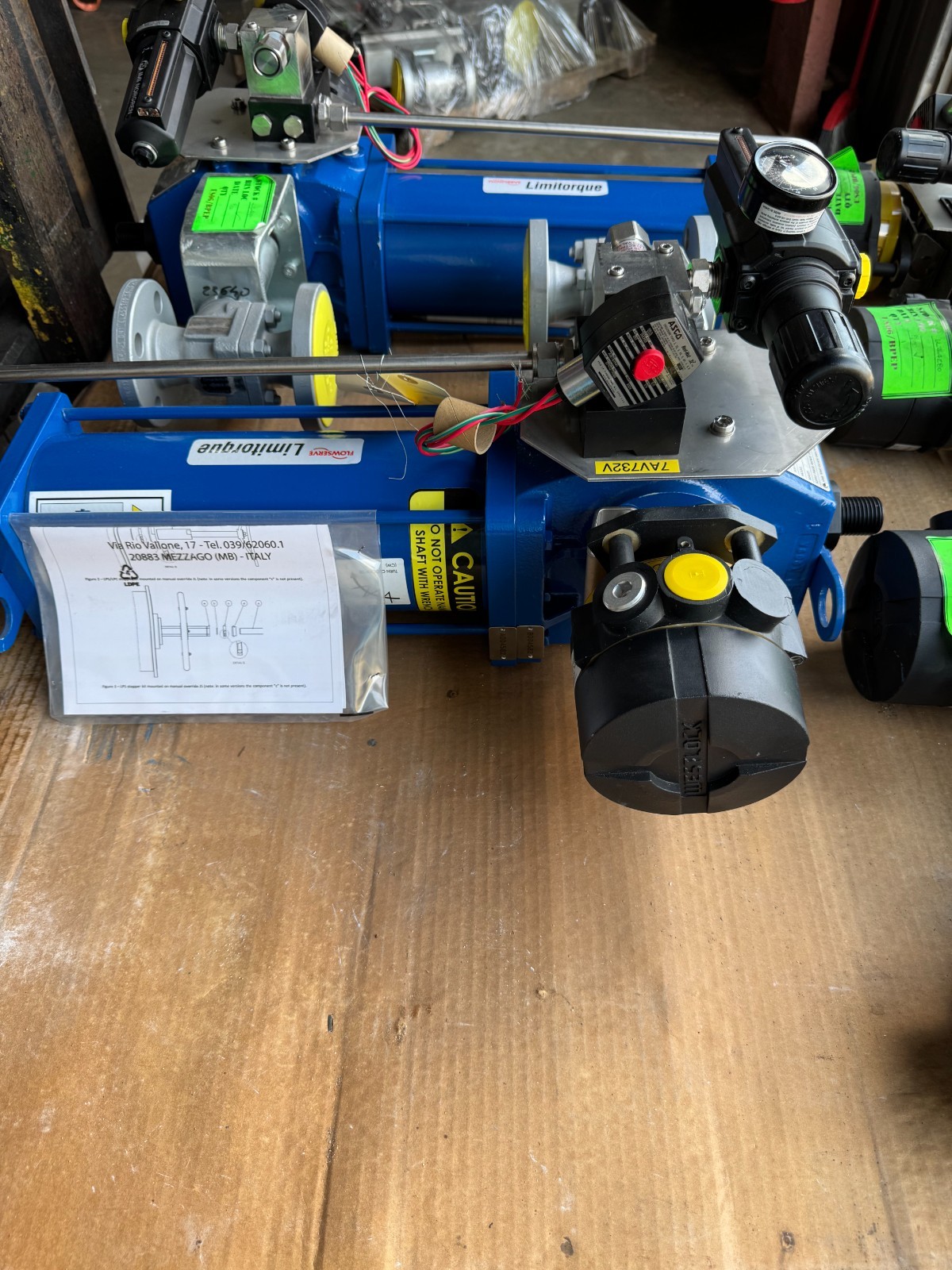 ARGUS 1" 300 RF FP BALL VALVE V22 MODEL FK79 CS BODY SS TRIM W AUTOMAX ACTUATOR