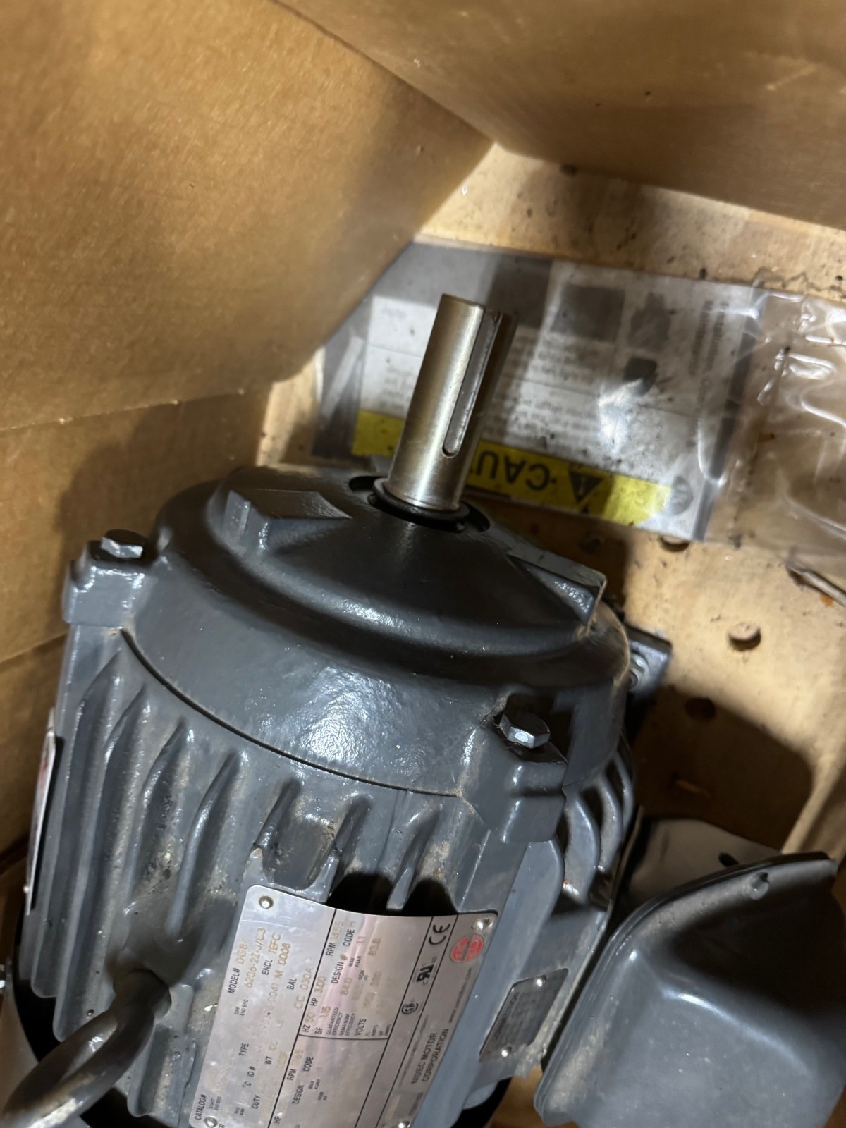 US MOTORS MOTOR MODEL H3P2D MODEL DG87 WA4D 3 HP 208-230/460 V  1765 RPM