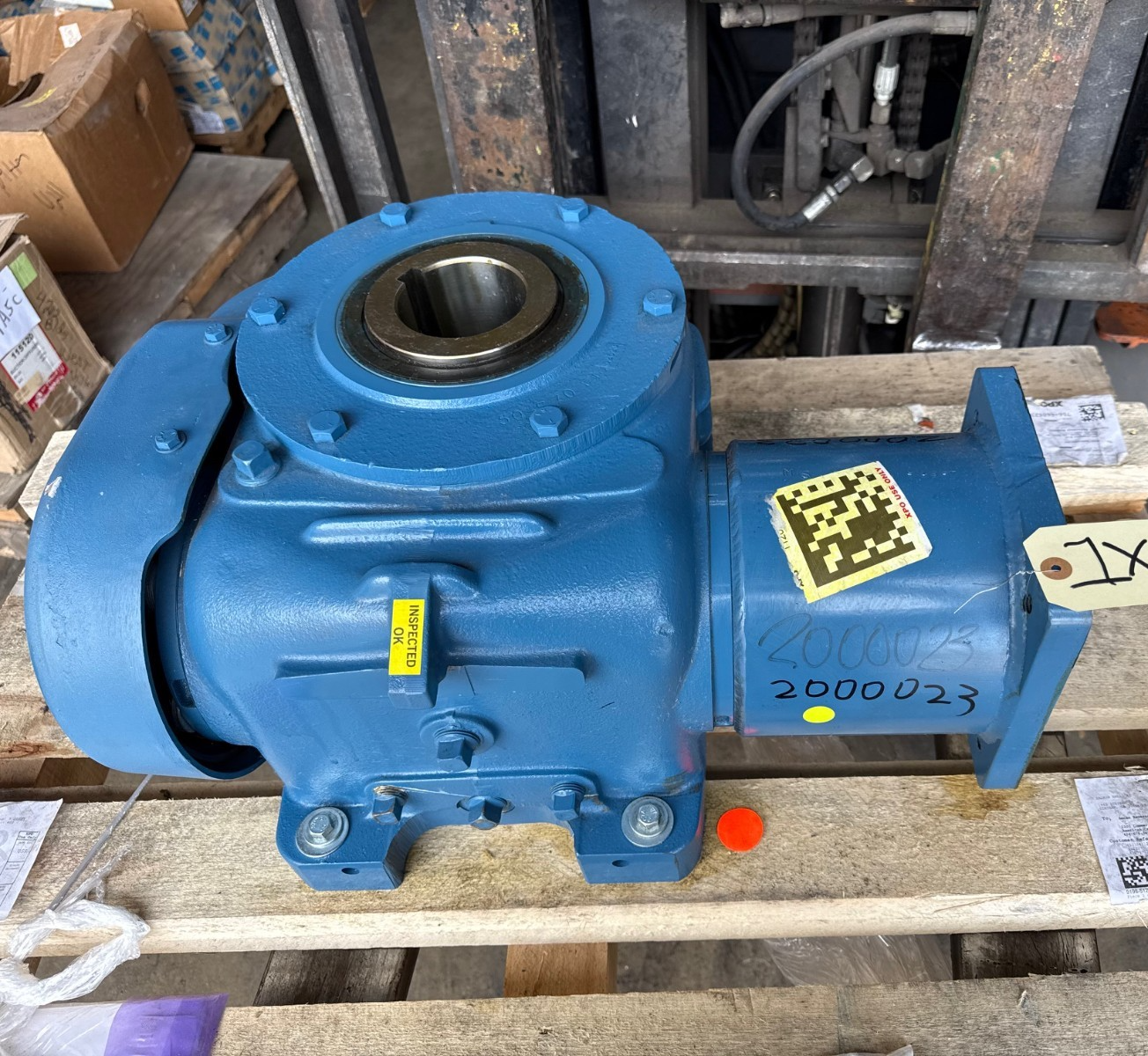 CONEDRIVE GEAR REDUCER 1XUD MOD FMSHV50B506-C9B 50 TO 1 RATIO 1750 RPM