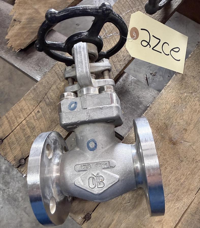 OMB 1" 300 RF FS GATE VALVE 316L BODY 316L TRIM