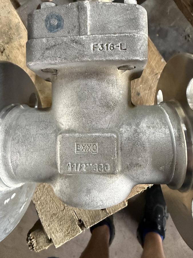 DSI 11/2" 300 RF FS GATE VALVE 316L BODY 316L TRIM