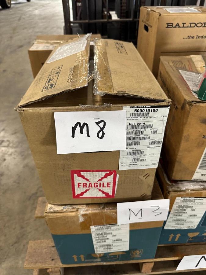 INTERLINK MOTOR M8 1 1/2 HP MO YSDK1100-6-AS 1140RPM 208-230/460 V 3 PH FR 56