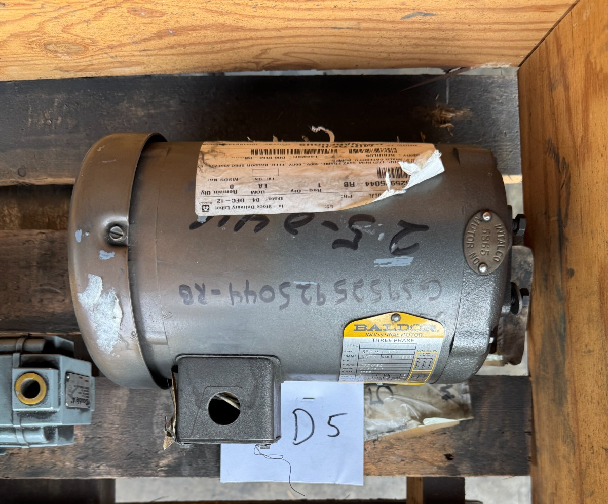 TUTHILL BALDOR MOTOR DD6 1/4 HP MODEL 34C510-5518C1 1725 RPM 115/230 V 1 PH