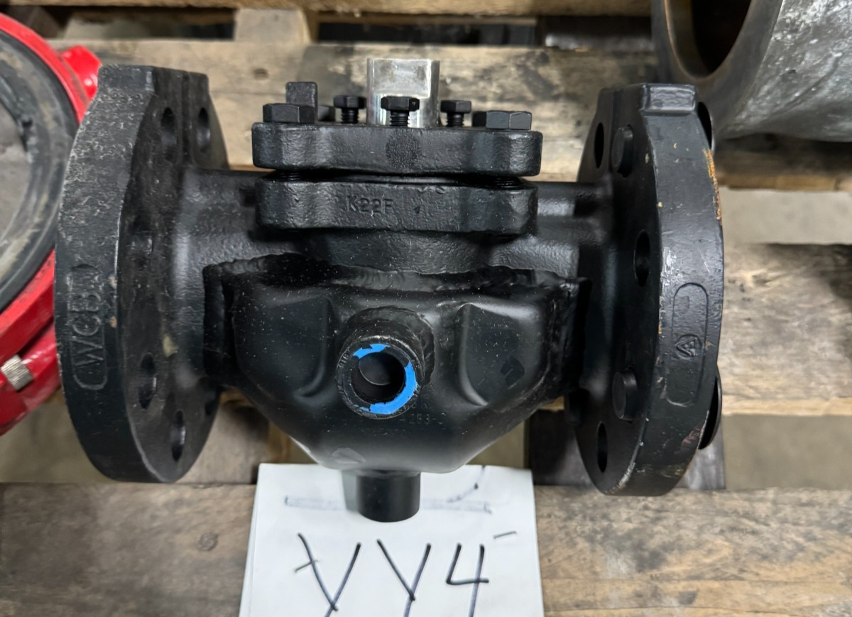 XOMOX 2" 300 RF STEAM JACKETED PLUG VALVE YY4 DI X SS MODEL 0367PJWRENCH
