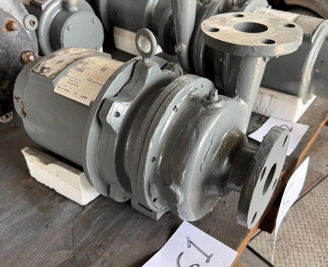 Refurbished ALLIS CHALMERS PUMP SS1 MODEL DCHT 120 GPM 2" X 2" IMPELLAR 5 5/8" 5 HP 3500 RPM