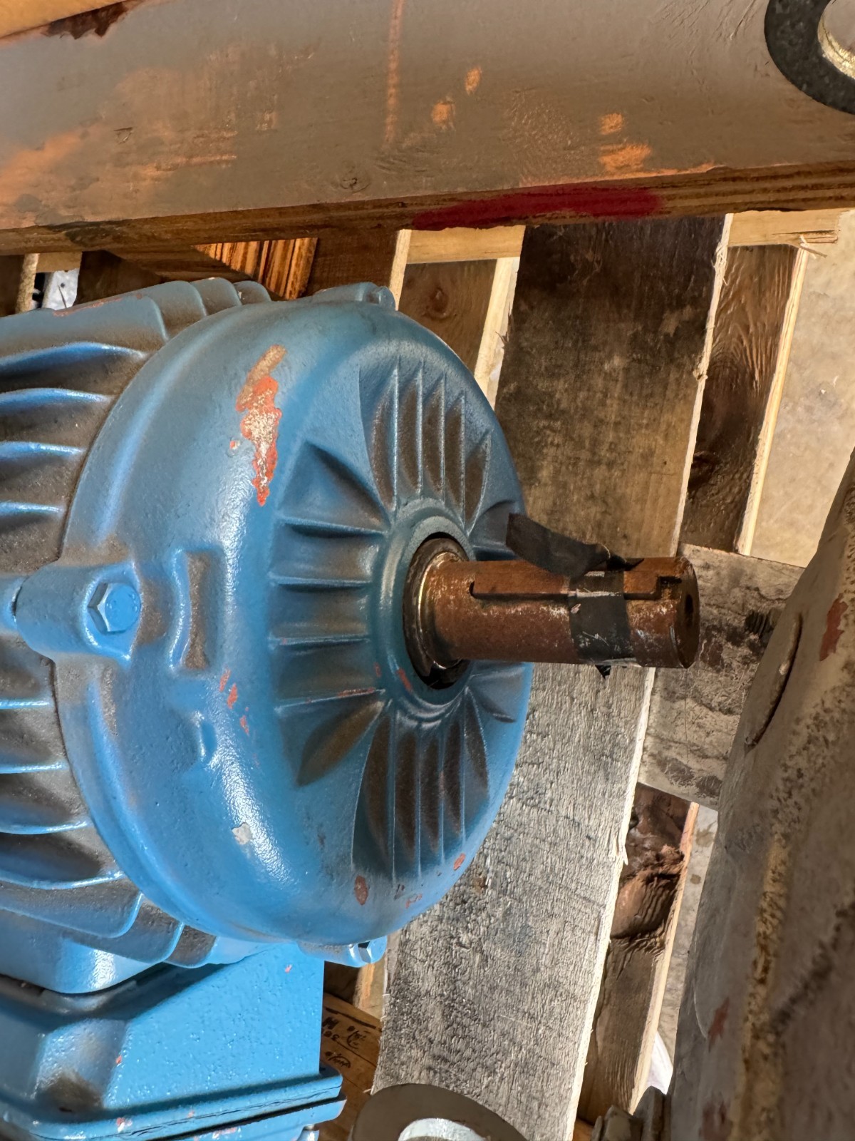 BALDOR MOTOR NN3 5 HP MODEL 00318E73E181T-W22 1755 RPM 200-230/460 V 3 PH 14.3-1
