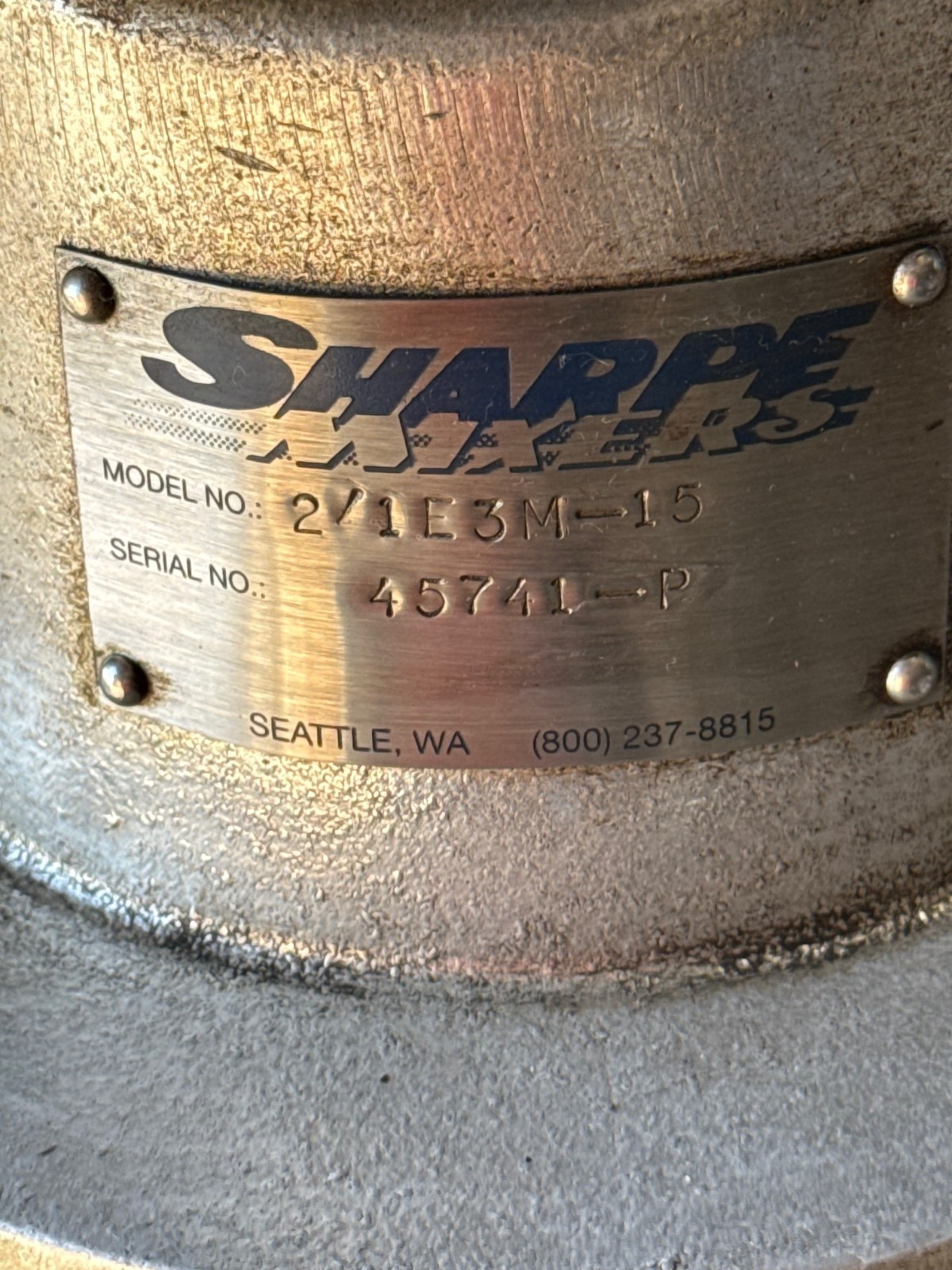 SHARP MIXER REGAL/SPARTAN GEAR REDUCER 1XPC MOD 2/1E3M-15 AL505100/1A56C1.00 175