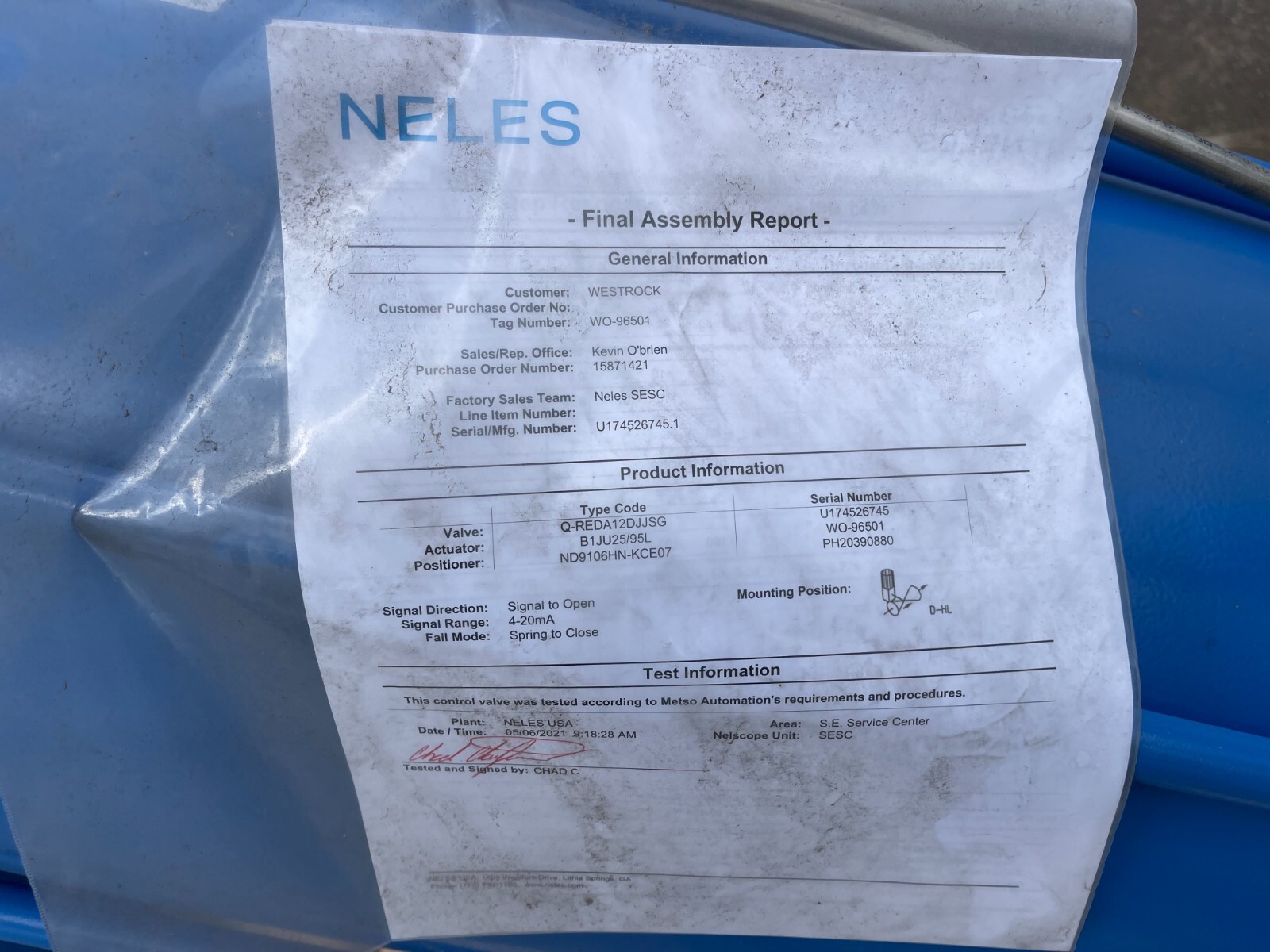 12" 300 RF BALL VALVE NELES JAMESBURY Q-REDA12DJJST WCB X 316 SS WITH ACTUATOR