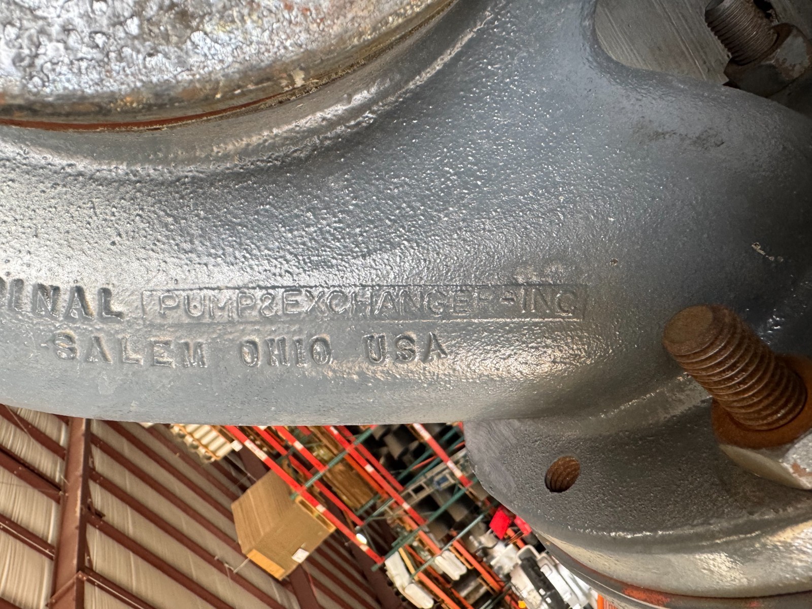 CARDINAL PUMP & EXCHANGER SS5 MODEL 31342 170 GPM 4" X 4" 2 HP 1160 RPM 23' HEAD