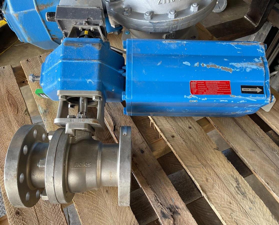 3" 300 RF FP BALL VALVE JAMESBURY 316 M2DA01APVA WITH METSO ACTUATOR
