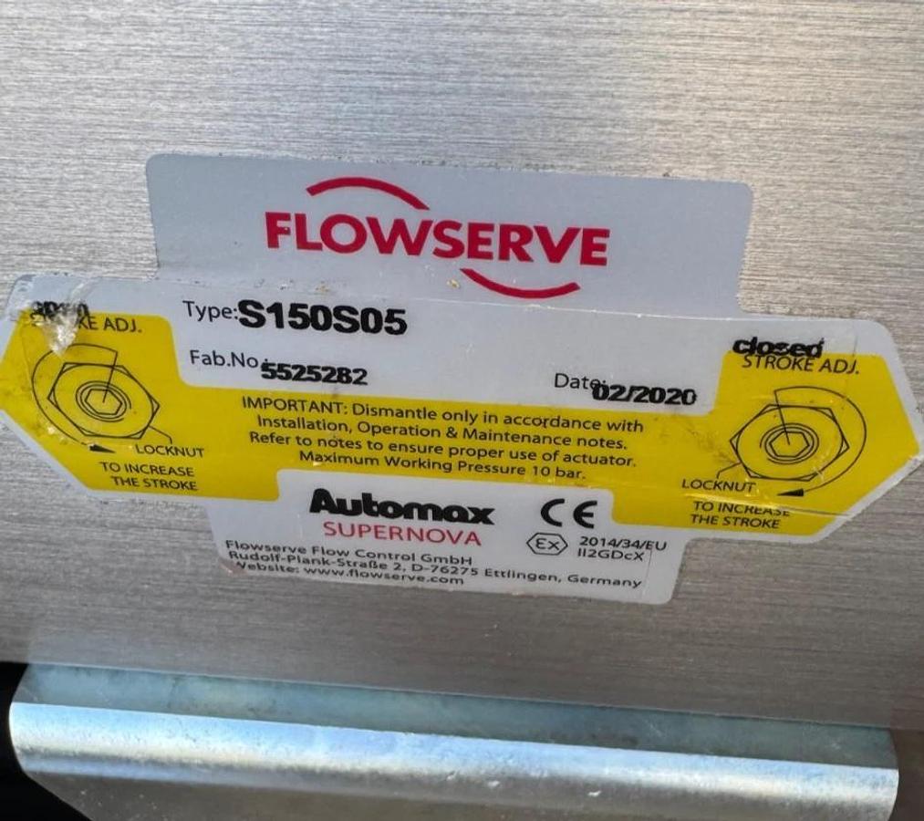 ARGUS 2" 150 RF FP BALL VALVE FK79 V39 SS BODY WITH AUTOMAX ACTUATOR S150S05