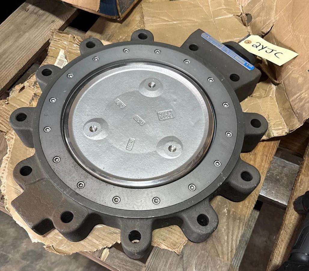 Used JAMESBURY WAFER-SPHERE DOUBLE-OFFSET 12" 150 LUG BUTTERFLY VALVE 2YJC MODEL 815L