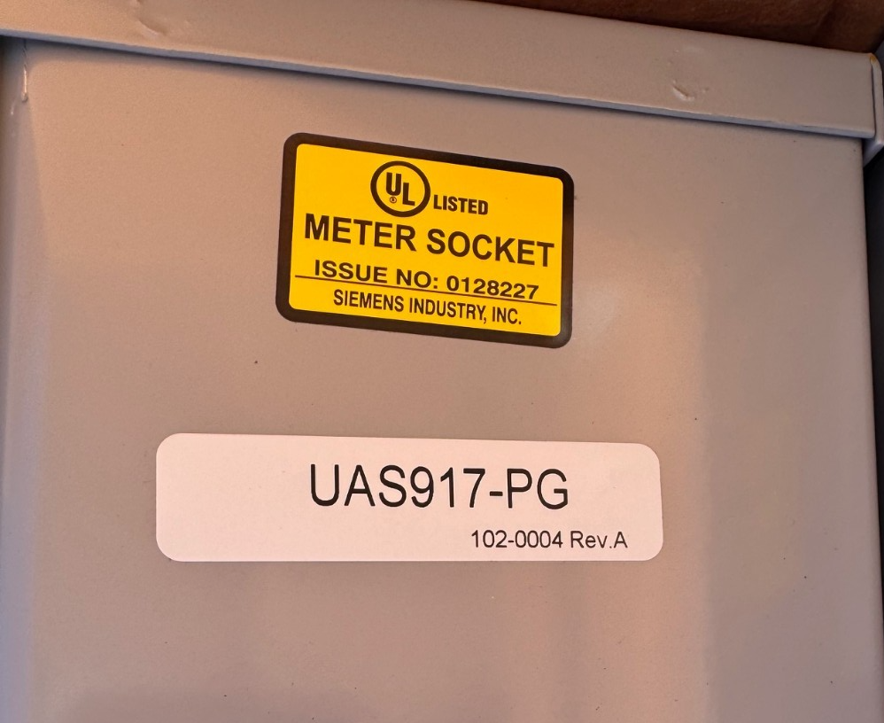 Talon Metering 200 A Single Position 4 Jaw Ringless Meter Socket BOX OF 2