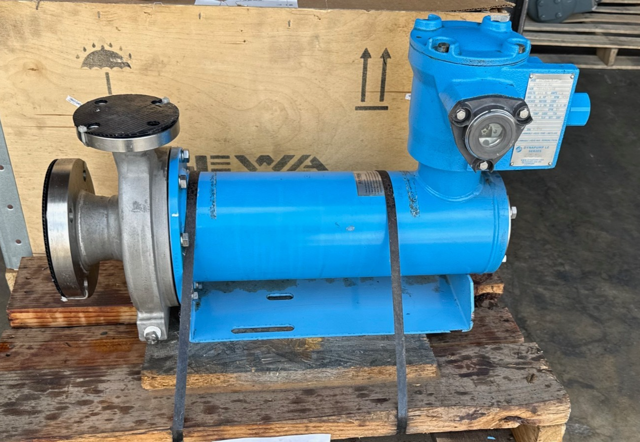 Refurbished DYNAPUMP LE SERIES SEALESS CANNED MOTOR CENTRIFUGAL PUMP 2XX MODEL F60-8215N4BL-