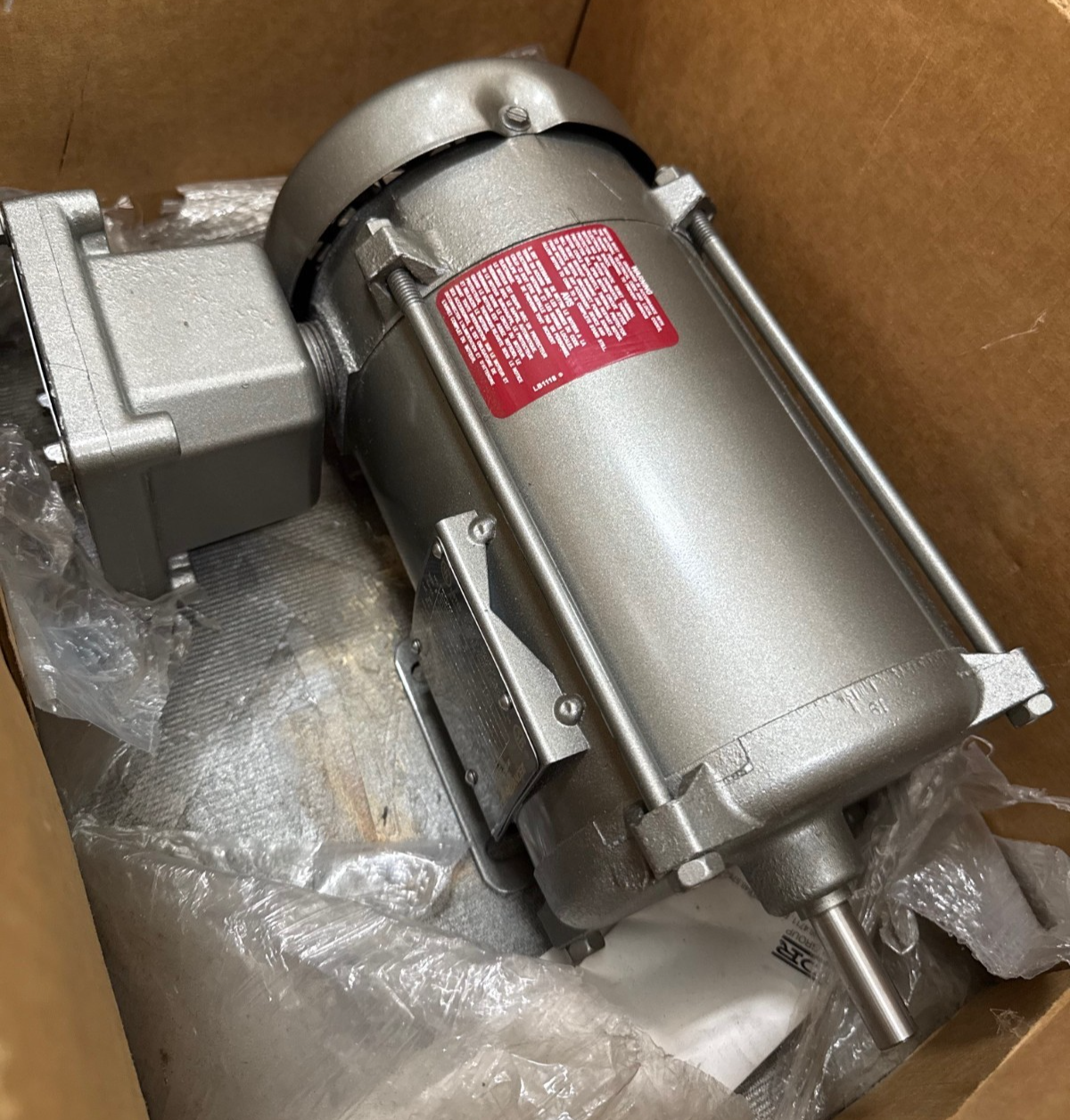 Used BALDOR EXPLOSION PROOF Motor .25 HP MODEL L4003A ZFA5 1725 RPM 115/208-240 V 5/2