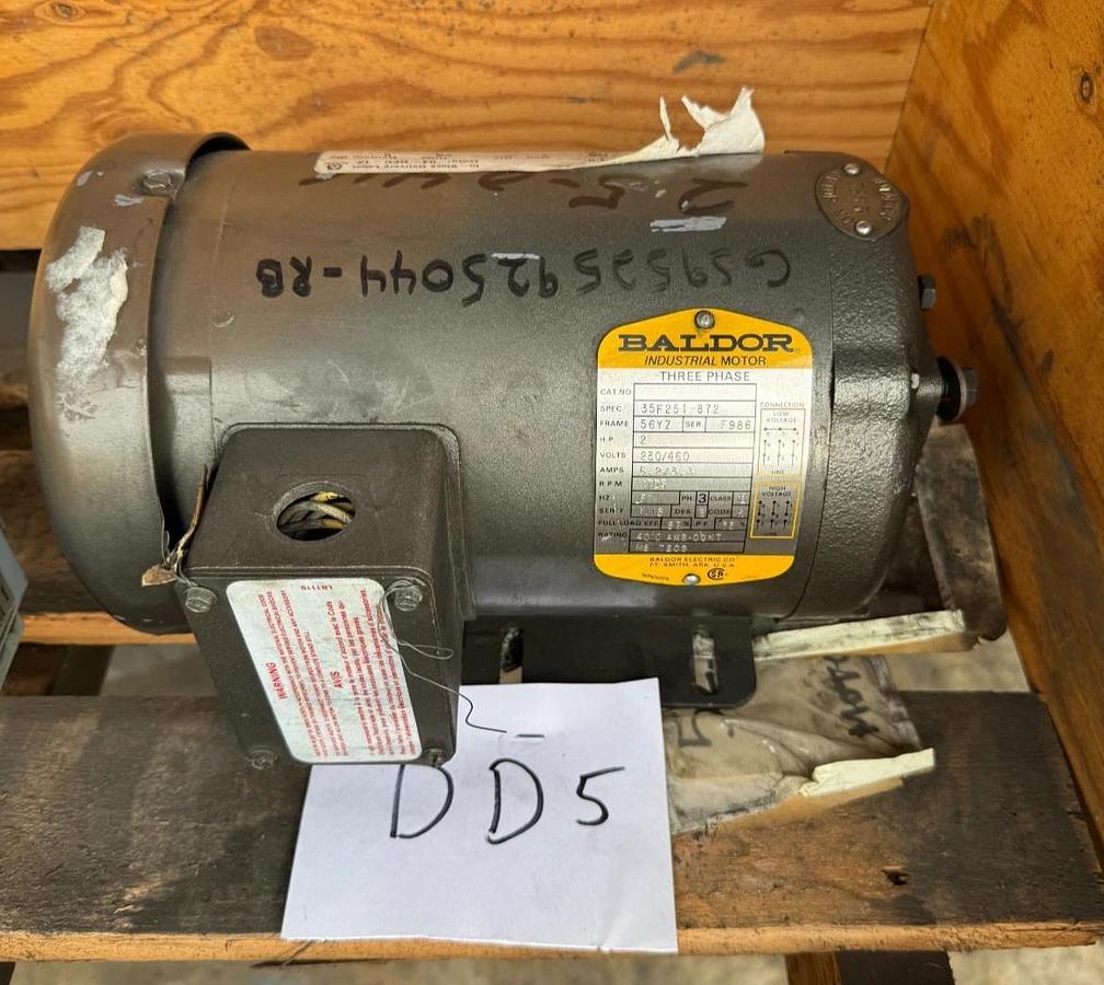 TUTHILL BALDOR MOTOR DD6 1/4 HP MODEL 34C510-5518C1 1725 RPM 115/230 V 1 PH