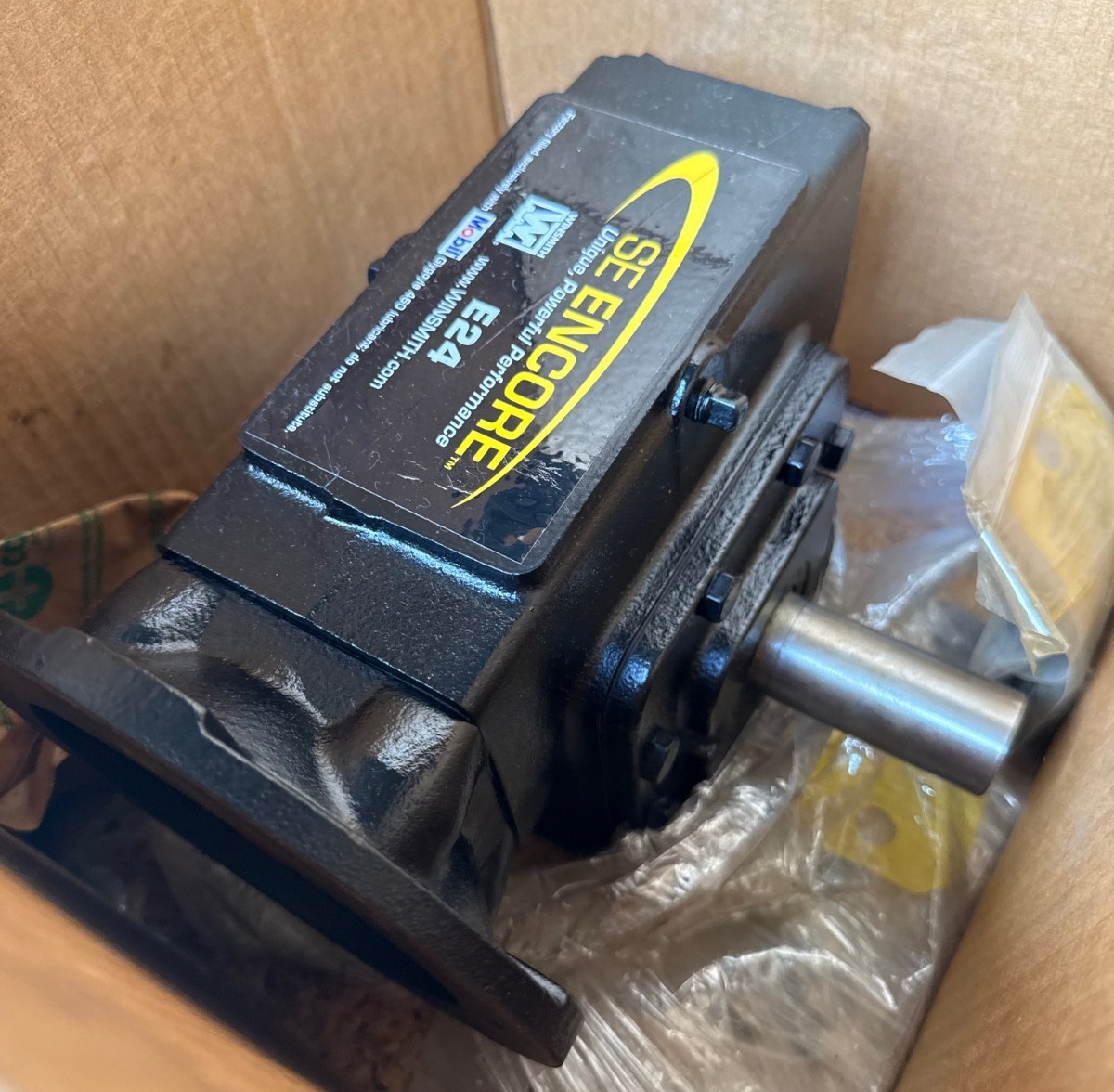 SE ENCORE WINSMITH GEAR REDUCER 1XIF 1XII MOD E-24MDNS31000C1 1750 RPM IN